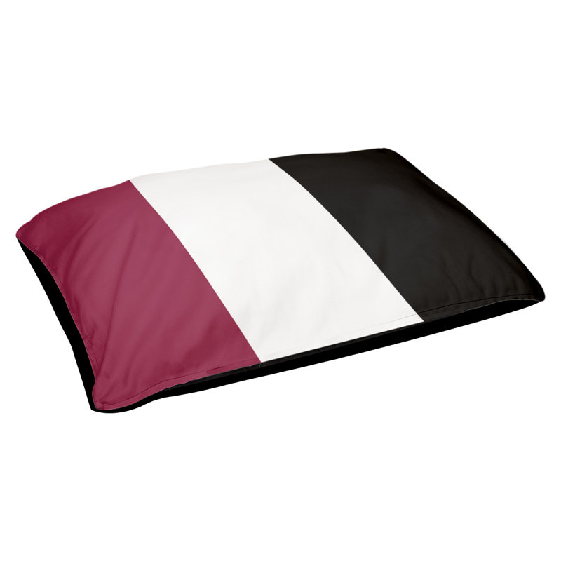 Coussin pour chien Arizona Tempe, Moyen (l 28 po x P 18 po x H 6 po), Marron / blanc / noir