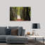 «Sunlit Forest Path Ethereal Peaceful Serene Autumn Forest», reproduction d'art murale-276172932