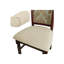 Housse de siège de salle à manger 4 pièces, lavable, beige