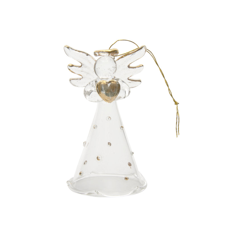 Mcdaniel 8cm Glass Hanging Figurine Ornament