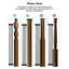 Barrière de sécurité très haute de 42 po, barrière pour bébé de 29,5 à 40,6 po de large pour escalier, barrière pour chien-116173878-124606891