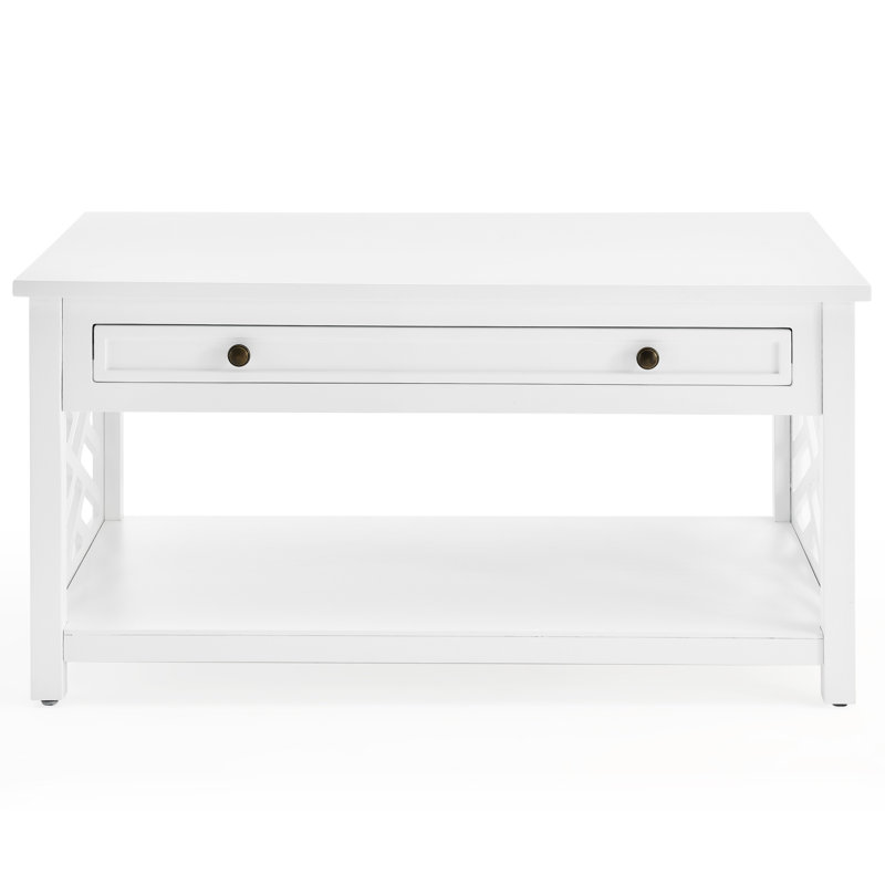 3 - Piece Living Room Table Set, White