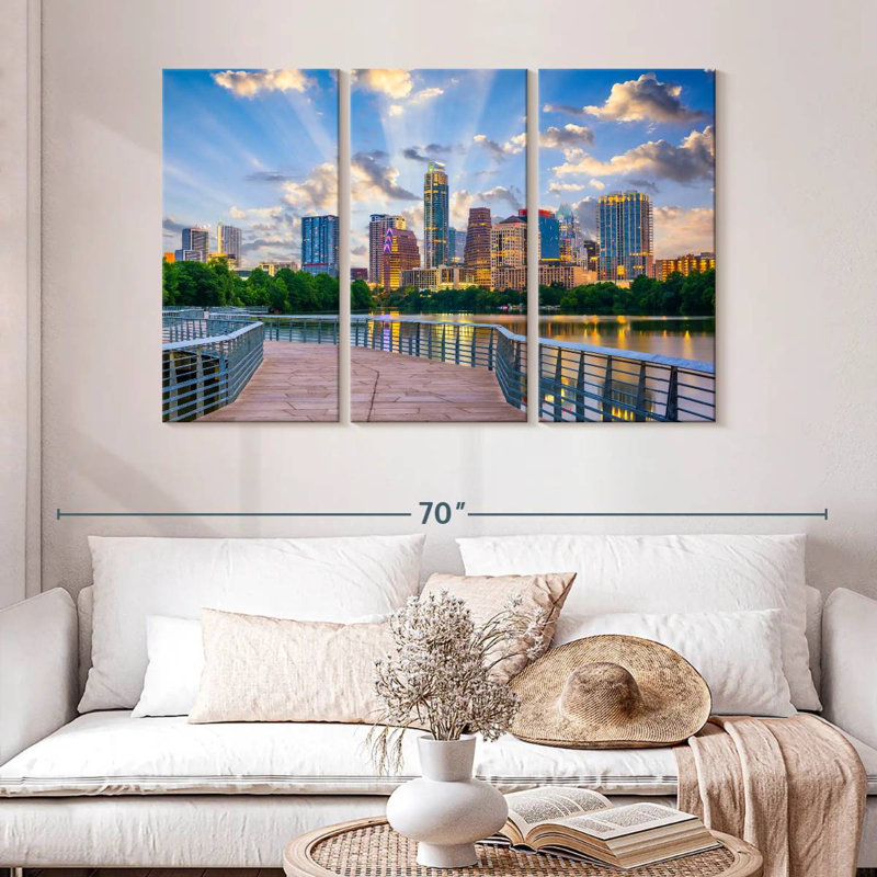 Passerelle Sireci Austin, H 32 po x l 50 po