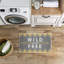 Desert Boho Wild & Free Printed Plush Bath Mat and Bath Rug, design by Alison Tauber, 18"x30"
