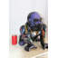 Nifao Collection Fibreglass Gorilla Statue Coloured with Dripping paint 14" x 15" x 17"H
