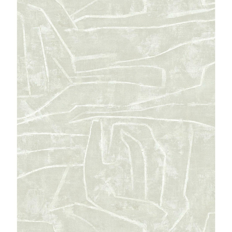 Vena Abstract Peel & Stick Wallpaper Roll, Beige