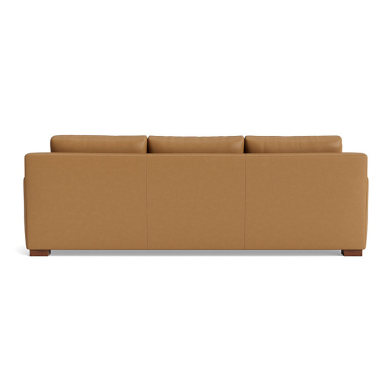 Catalina Leather Sofa (95"), Leather - Butterscotch