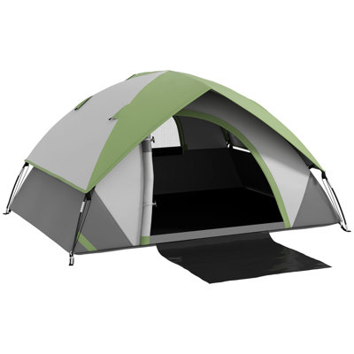 Outsunny Camping Tent 2 Man Dome Tent 3000mm Waterproof