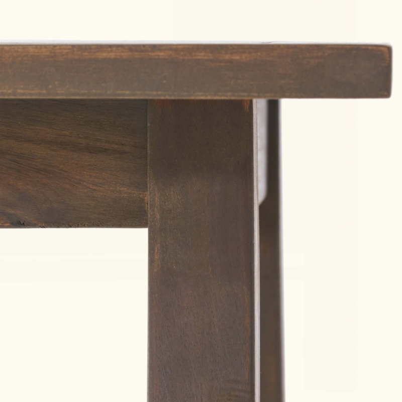 Stylish Slatted Acacia Wood Outdoor Accent Table, Perfect For Patio And Poolside Use, Durable And Elegant
