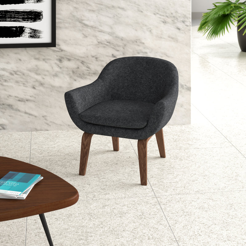 Chaise de réception Tiyren, Gris foncé