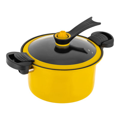 YYBUSHER 1.9 Quarts Non-Stick Stainless Steel Micro Pressure Cooker