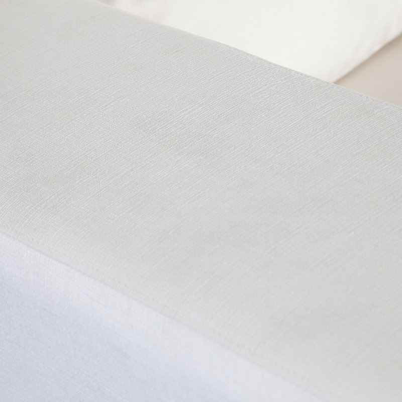 Muse Accent Chair In Mist White Performance Fabric