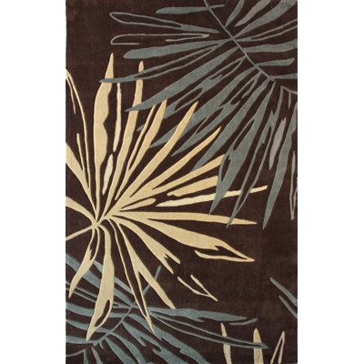 Tapis brun Tonyville Palm Tree