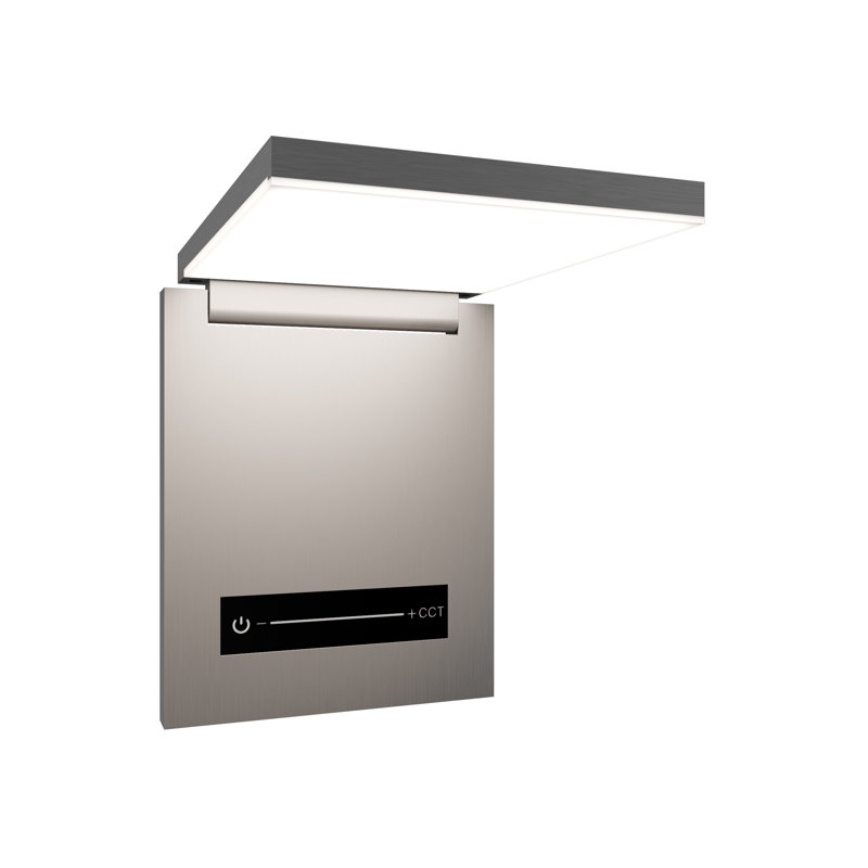 Flapp LED 4-CCT Reading Light, Brushed Nickel