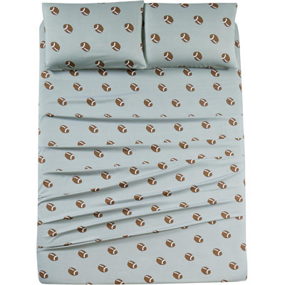 Soccer Sports Microfiber Sheet Set