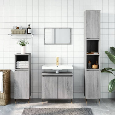 Scheiner Freestanding Bathroom Storage Furniture Set