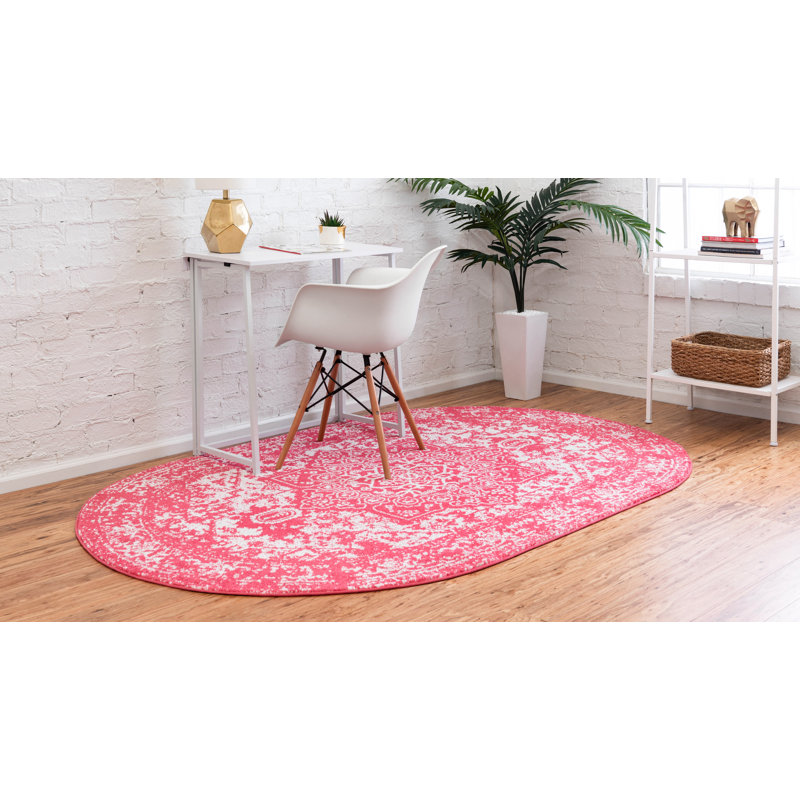 Maxence Oriental Indoor Rug, Oval 5'1" x 8'