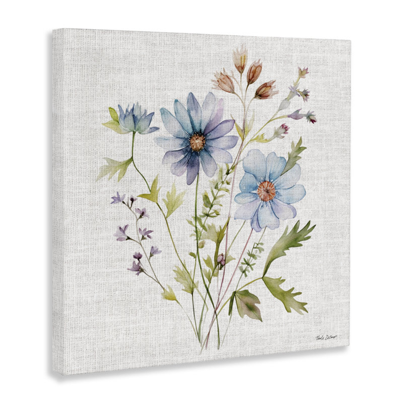 Wild Wild Botanical Bundle Canvas, design par Nicole DeCamp, H 17 po x l 17 po