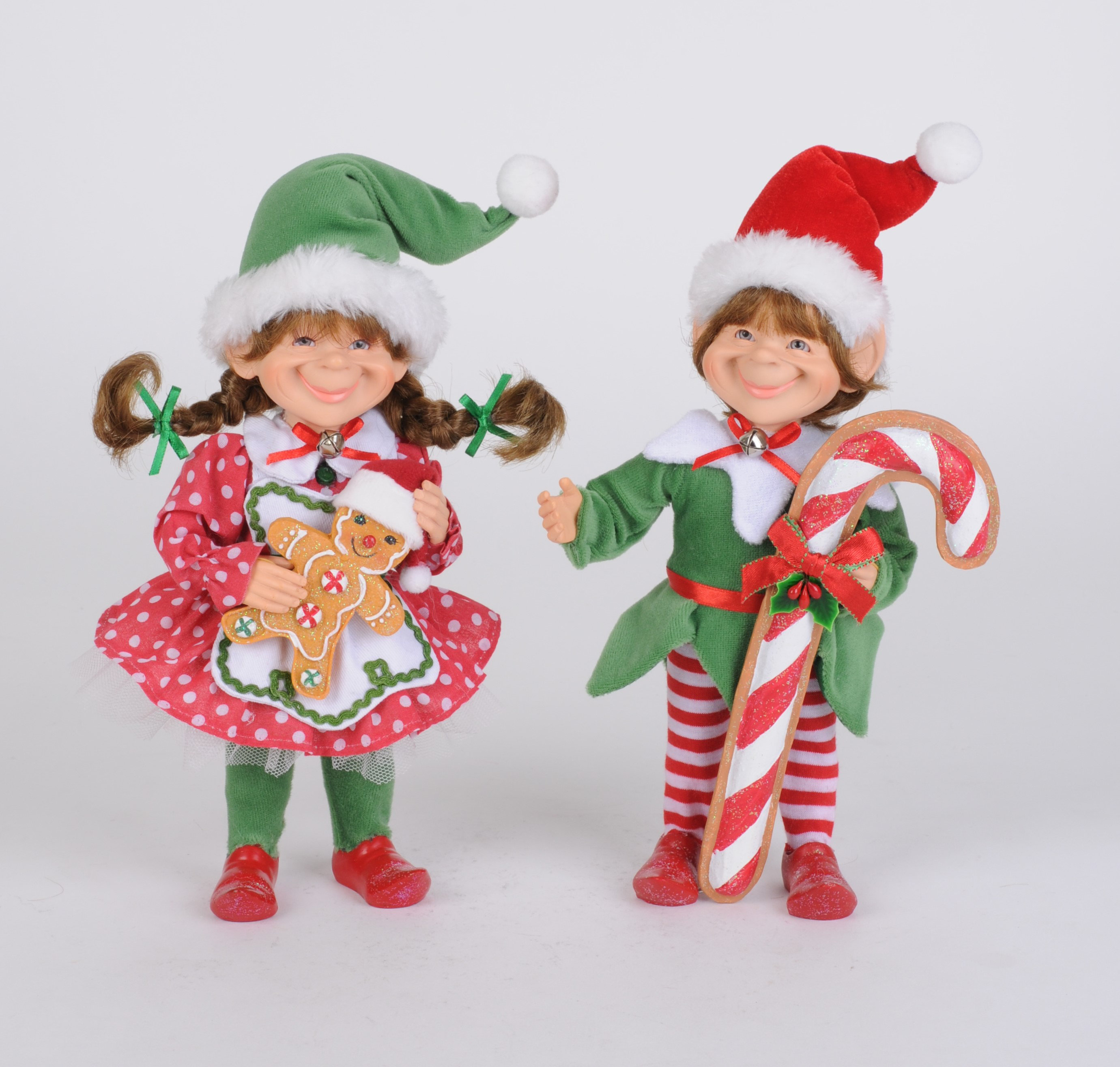 CLEARANCE Mr and Mrs Claus With Elf & Personalized Gift Packages