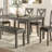 Transitional Dining Setdining Table Bench X Side Chairs Upholstered Seats Wooden Dining Kitchen Furniture
