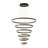 6-Ring LED Chandelier Light Modern Ceiling Light Fixture 3000-6000K Color Temperature Timing With Remote Control-996273601