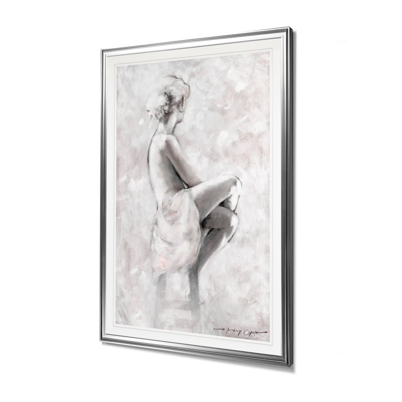 « mou rhapsody i », reproduction, H 30 po x l 22 po x P 1,5 po, Cadre argenté
