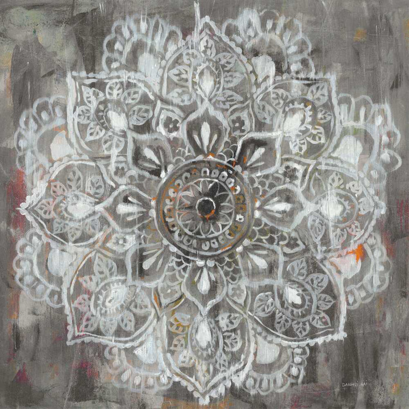 Mandala neutre II, H 12 po x l 12 po