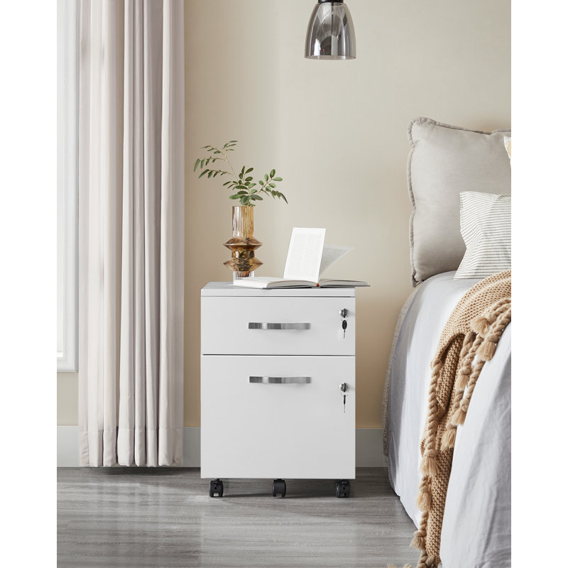 54.4cm Wide 2 -Drawer Mobile File Cabinet