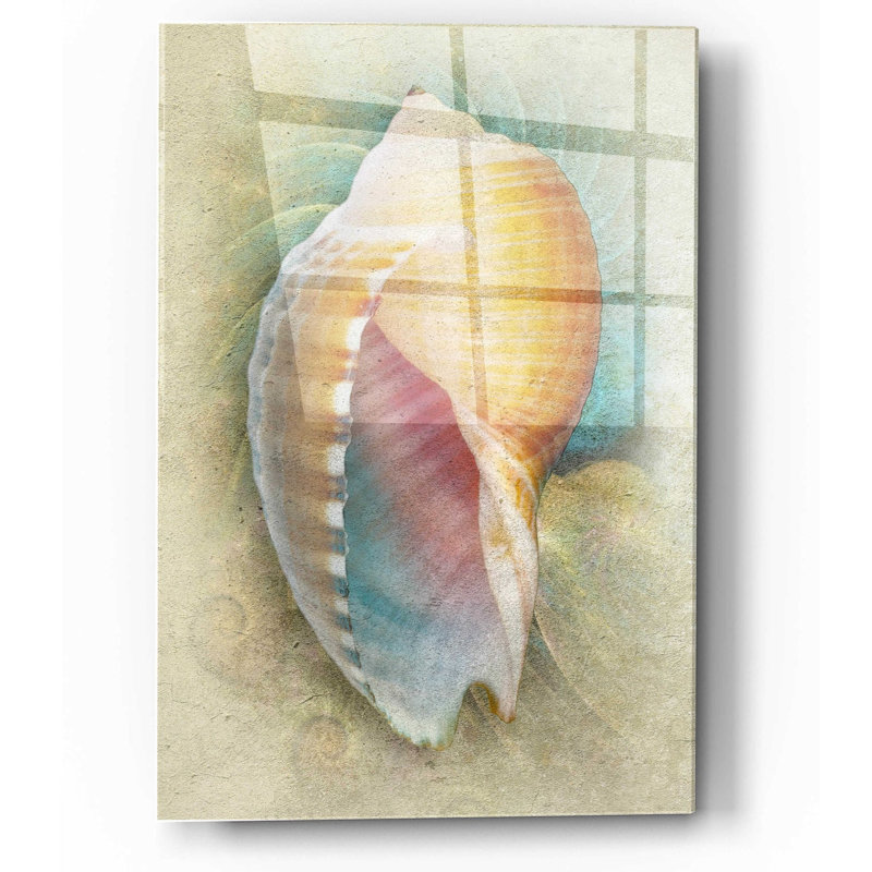 «Aquatica III» par Steve Hunziker, art mural en verre acrylique, H 16 po x l 12 po x P 0,13 po
