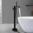 Single Handle Freestanding Tub Faucet With Handheld Shower In-111704779