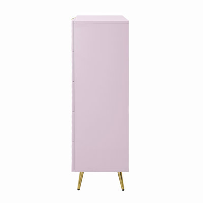 Gaines Pink High Gloss Finish Chest