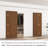 Concealed/Invisible Magic Sliding Barn Doors With Installation Hardware Kit-120146430