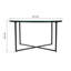 Bason Cross Legs Coffee Table