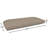 Casual Cushion Wicker Outdoor Bench Cushion, Sunbrella Fade & Water Resistant for Wicker Settees, Garden Benches & Porch Swings, 43.5"W x 19.5"D, 2.5" thick, Reversible, Cast Ash-129892928
