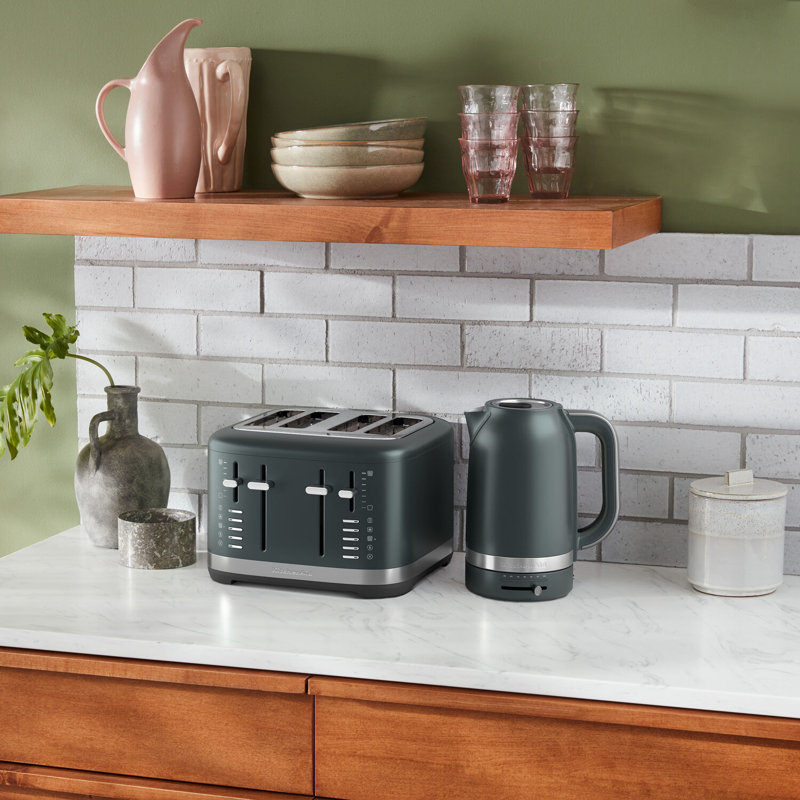 KitchenAid 1.7 L Electric Kettle with Temperature Control, Keep Warm Function & Stainless Steel Interior