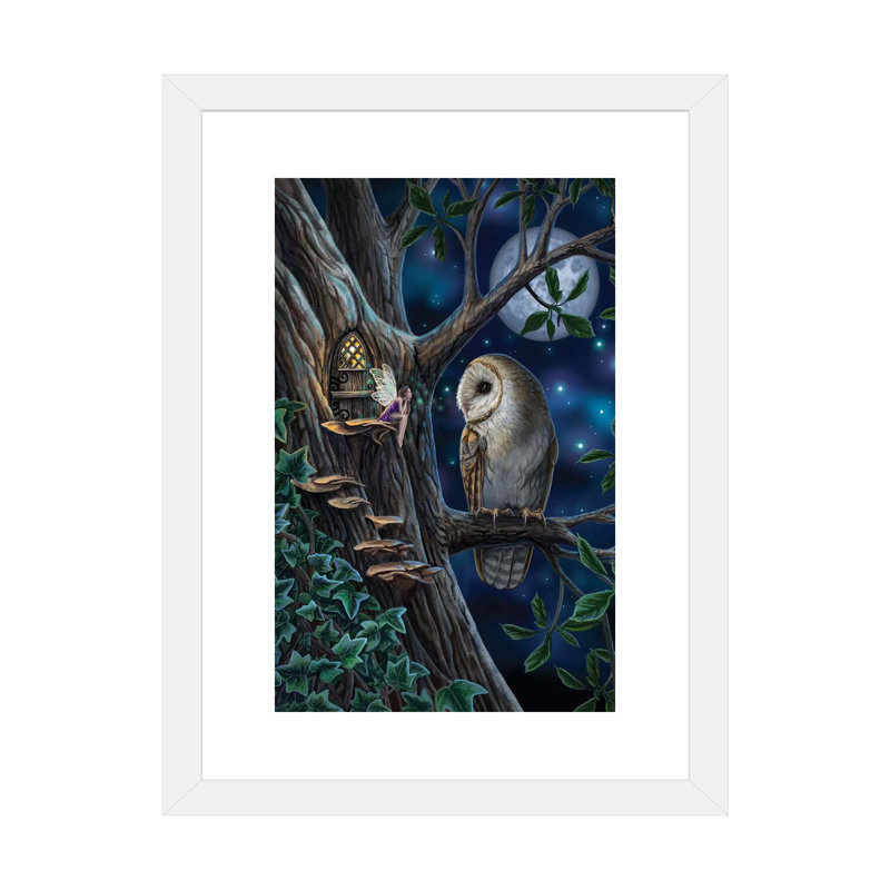 « Fairy tales » par Lisa Parker-impression d’art graphique, Blanc, H 32 po x l 24 po x P 1 po, Papier blanc