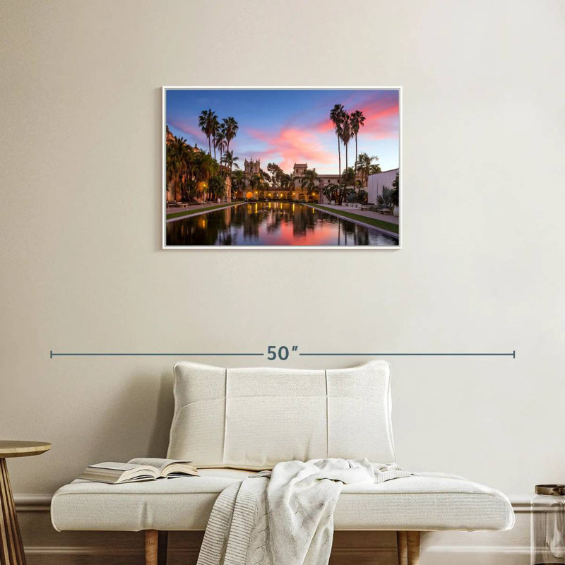 Casa De Balboa, Cadre flottant blanc, 31 po x 21 po