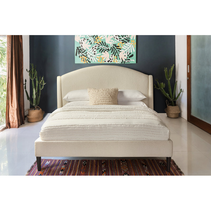 Lori Upholstered Panel Bed, King