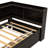 Twin Bed With L-Shaped Bookcases, 2 Drawers, Ports, Pine Made Charging,-347239794