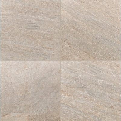 Duravia 24 in. x 24 in. x 0.79 in. Matte Porcelain Stone Look Paver (8 sq. ft./unit, 2 Pieces)