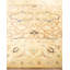 Tapis brun / sable noué à la main de conception unique 9 pi 1 po x 11 pi 8 po Sarahjane