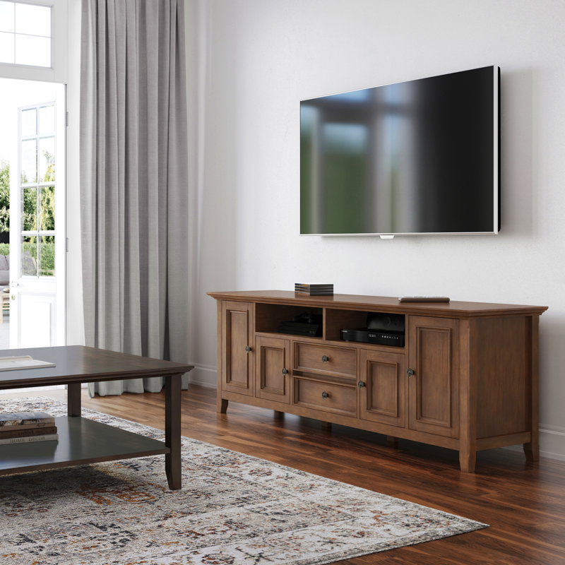 Meuble télé 72 po, Brun