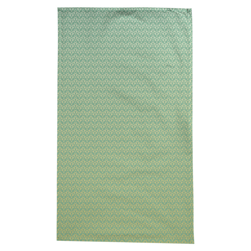 Nappe art déco Leffel, Dégradé vert / jaune