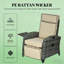 Méridienne inclinable, Fauteuil inclinable d'extérieur
