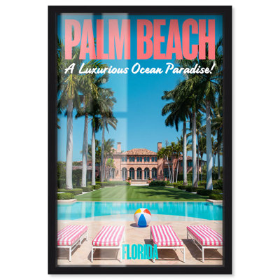 Palm Beach Paradise, reproduction d'ombre, photographie côtière par Art Remedy