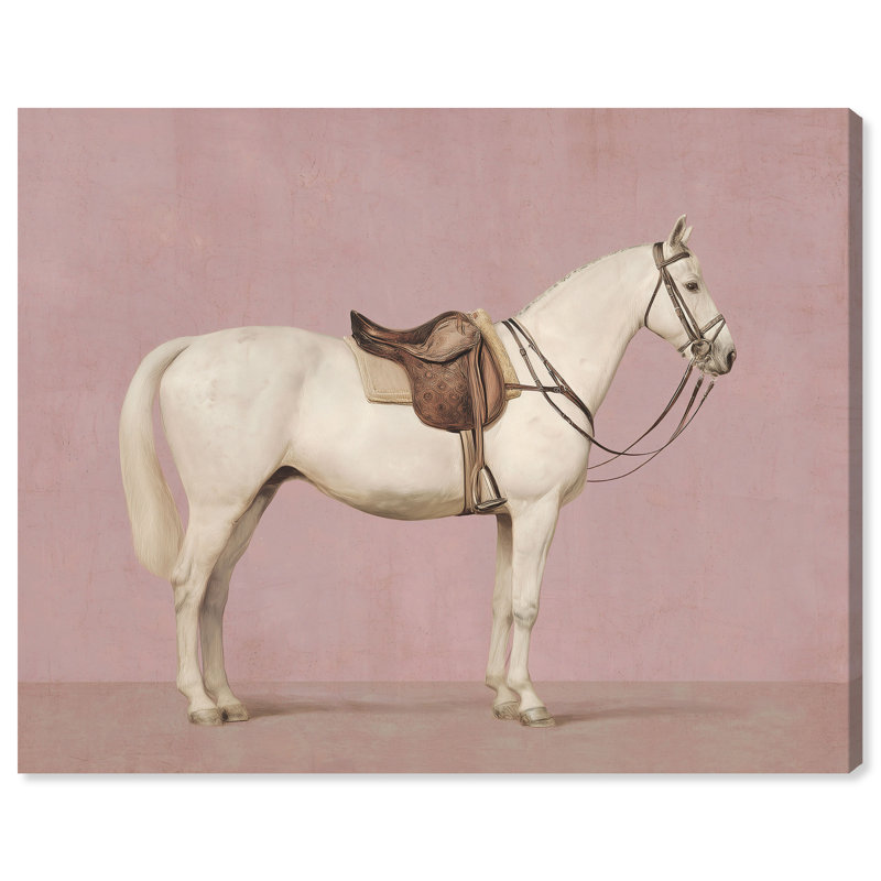 "Velvet Stallion", impression sur toile rose par Art Remedy, tendue avec châssis, 30 x 24, H 30 po x l 24 po