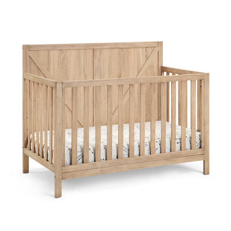 Lit de bébé convertible 4-en-1 Barnside, Chêne échoué