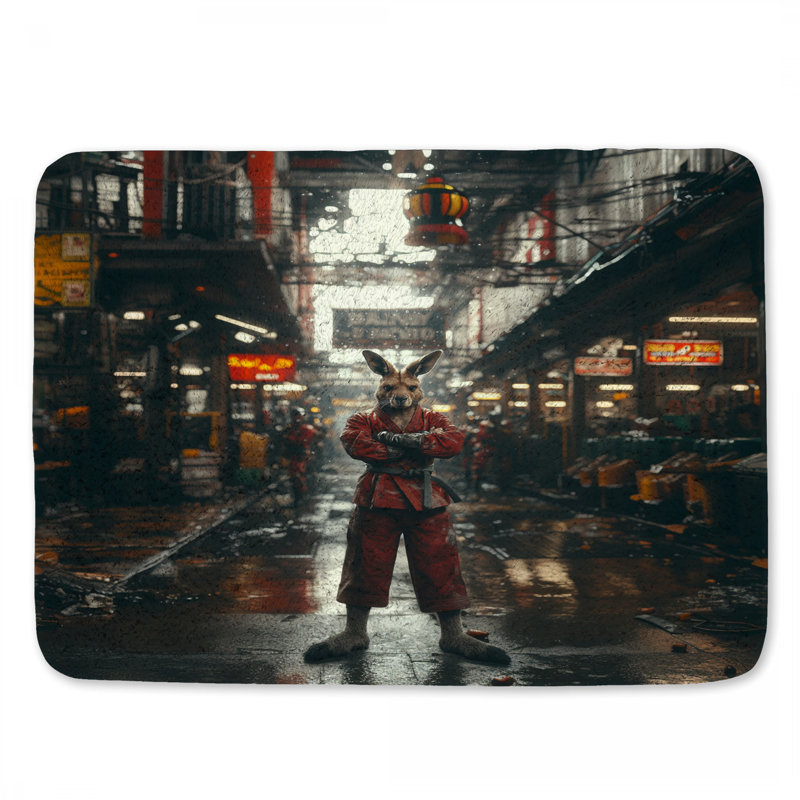 Tapis de bain Kangaroo In Alley, L 34 po x l 21 po