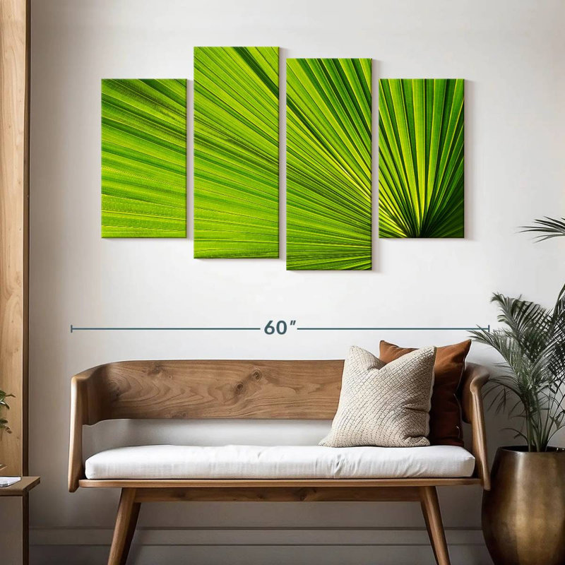 Harnek Fan Palm Leaf, 32" H x 52" W