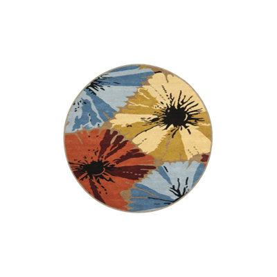 Washable Cotton Multicolor Decorative Rug